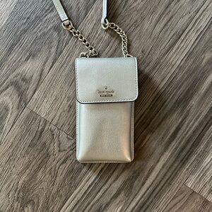Kate Spade Silver Crossbody Bag